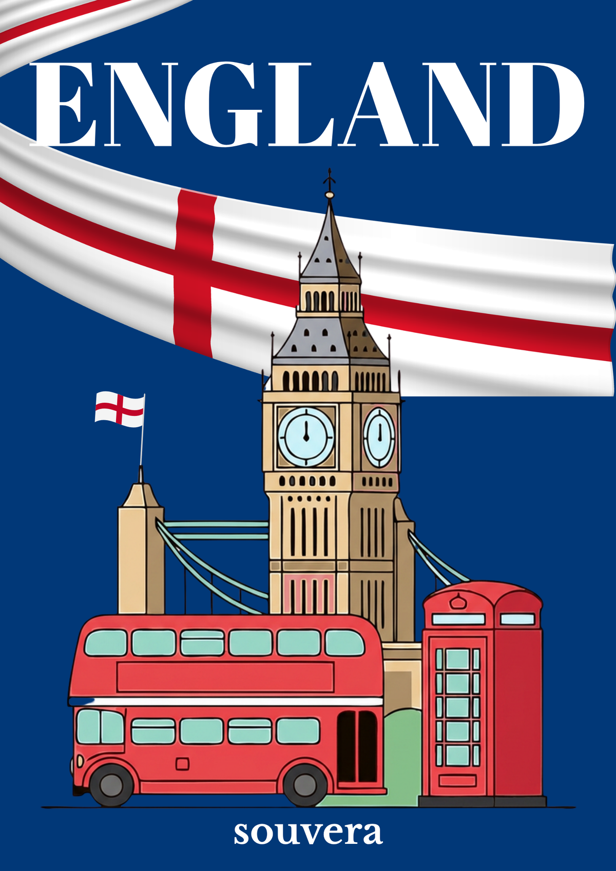 England 1 kapak tasarımı